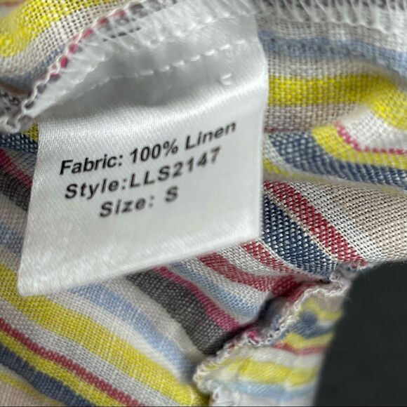 Elan Linen Cropped Pant - Picture 10 of 10